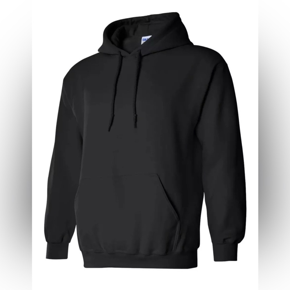 Gildan Blank Black Hoodie Size Medium NWOT Kangaroo Pocket
Soft Heavy Blend Hood